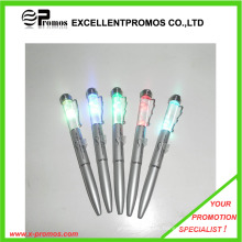 Fashionable Logo Printed Metal LED Flashing Pen (EP-P7168)